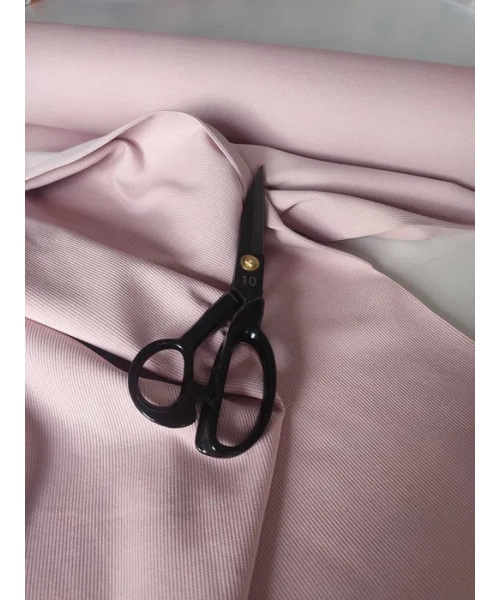 Ściągacz bawełniany prążek do wykończenia bluzy - pudrowy róż